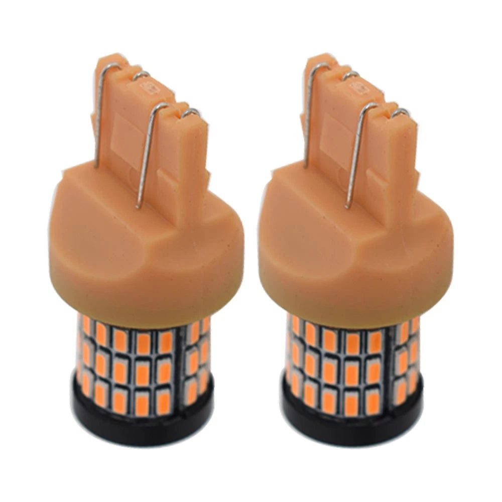 2X Yellow 7443 LED Brake Tail Light for Nissan Murano (2005–2013)