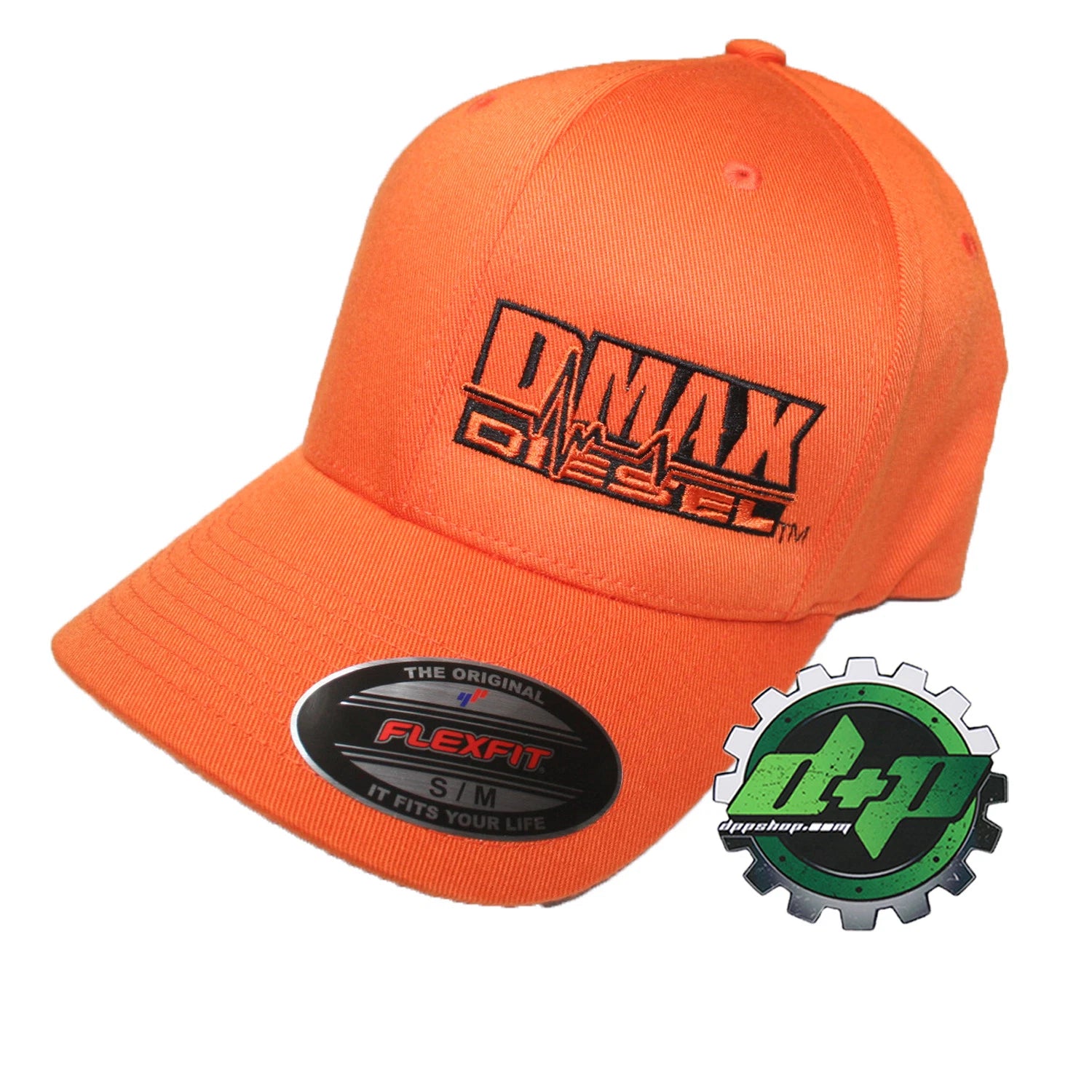 Flexfit Trucker Hat for Chevy Duramax (S/M) - Orange