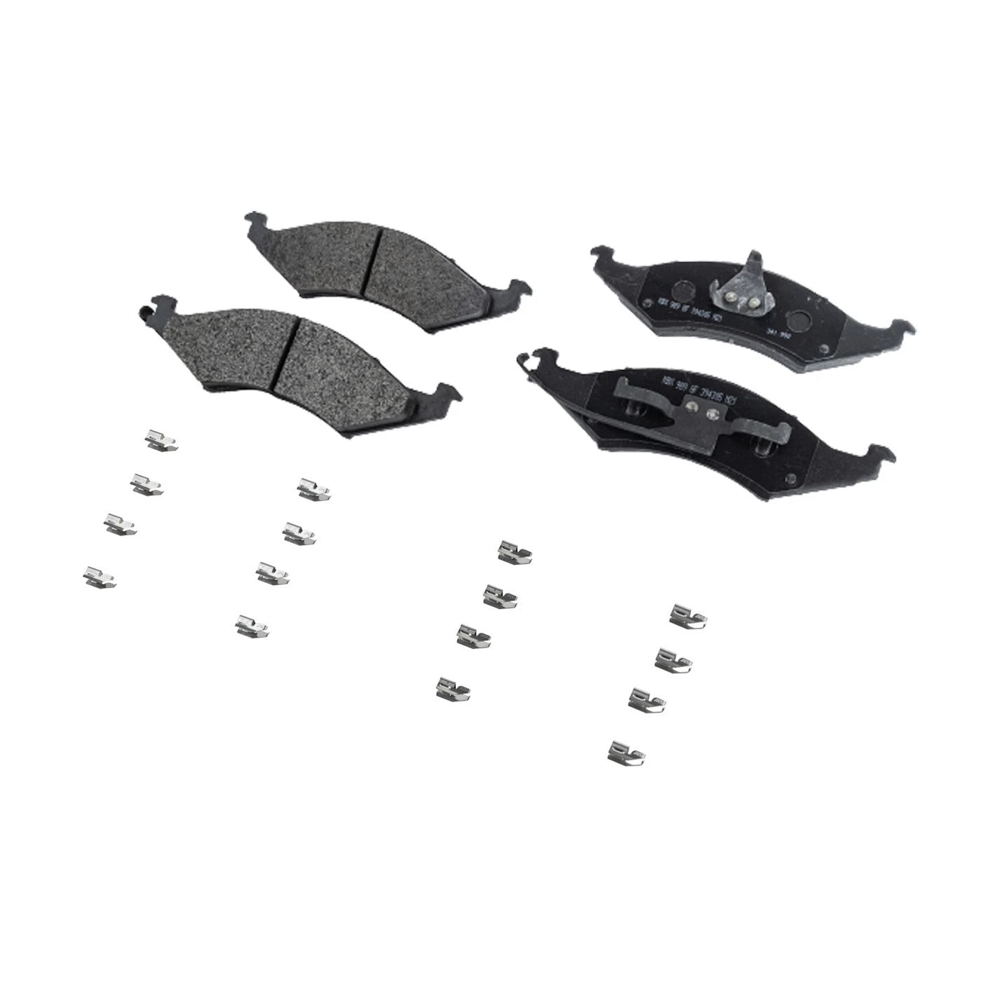 Set of 4 Semi-Metallic Brake Pads for Ford Taurus (1993)