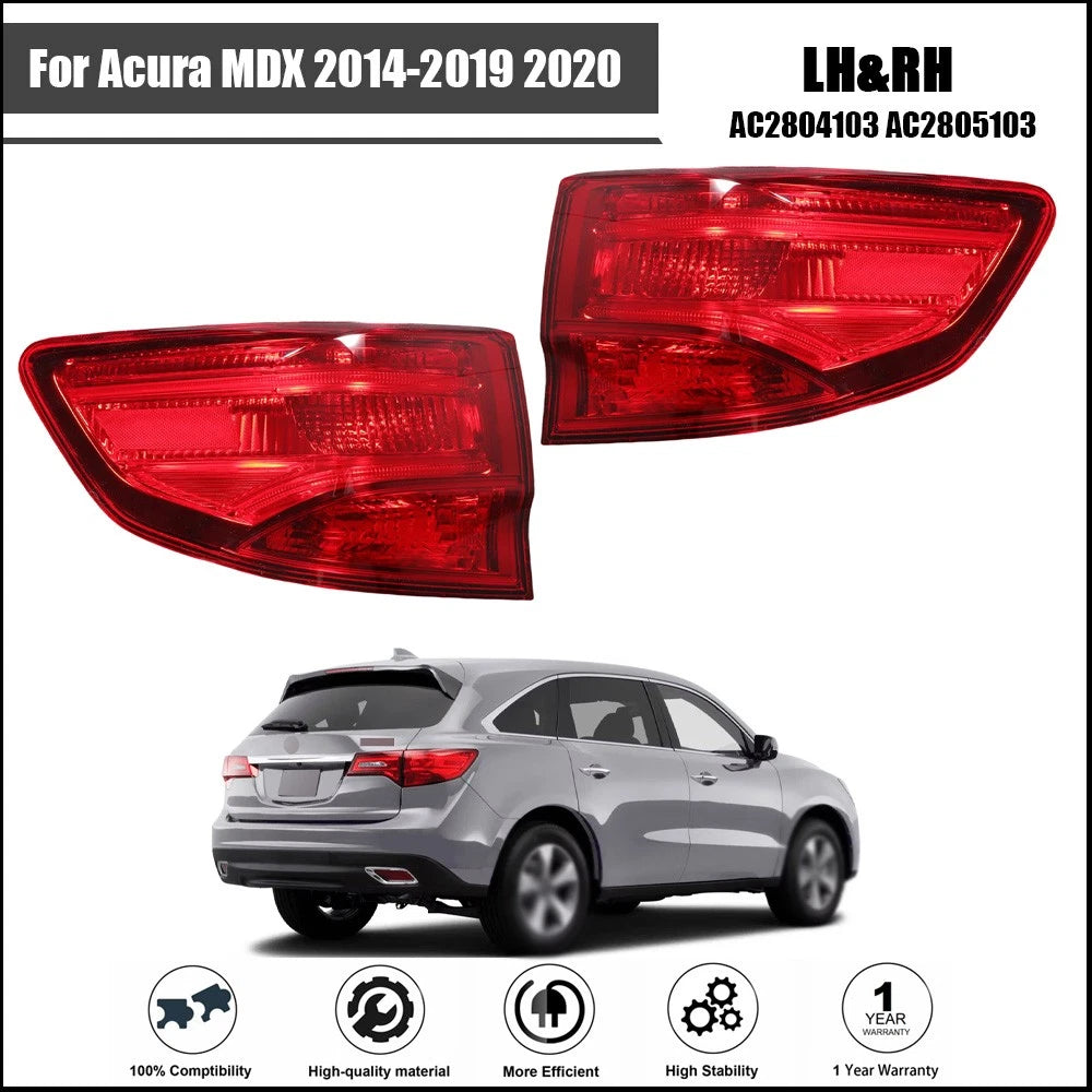 Tail Light Assembly Set for Acura MDX (2014–2017, 2020)