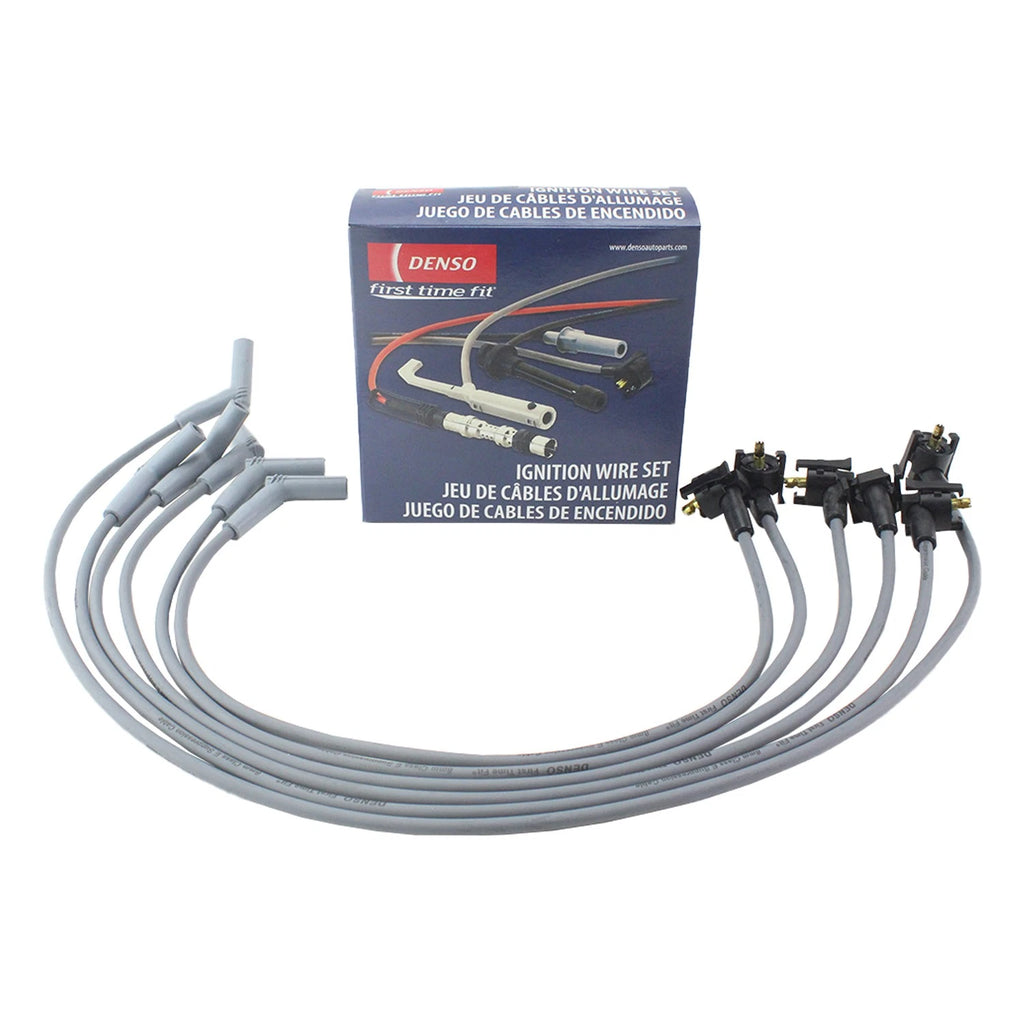 DENSO 671-6093 Spark Plug Wire Set for Ford E-150 E-250 F-150 (1997–2003)