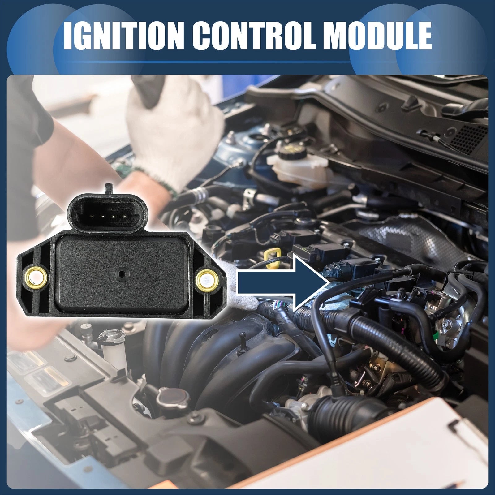 Ignition Control Module No. 10483139 for Pontiac Firebird, Chevrolet Impala 