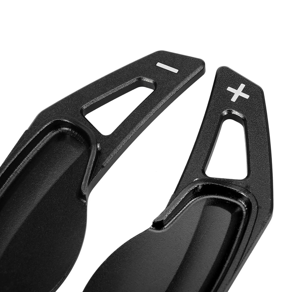 Pair Black Steering Wheel Shift Paddle Covers for Smart Fortwo (2007–2014)