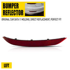 Left Side Rear Bumper Light Reflector for Volkswagen Jetta (2019–2021)