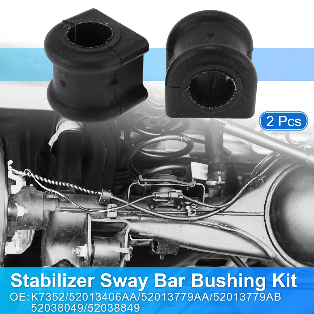 2X Stabilizer Sway Bar Bushing Kit for Dodge Dakota (1997–1999) No.K7352 Rubber