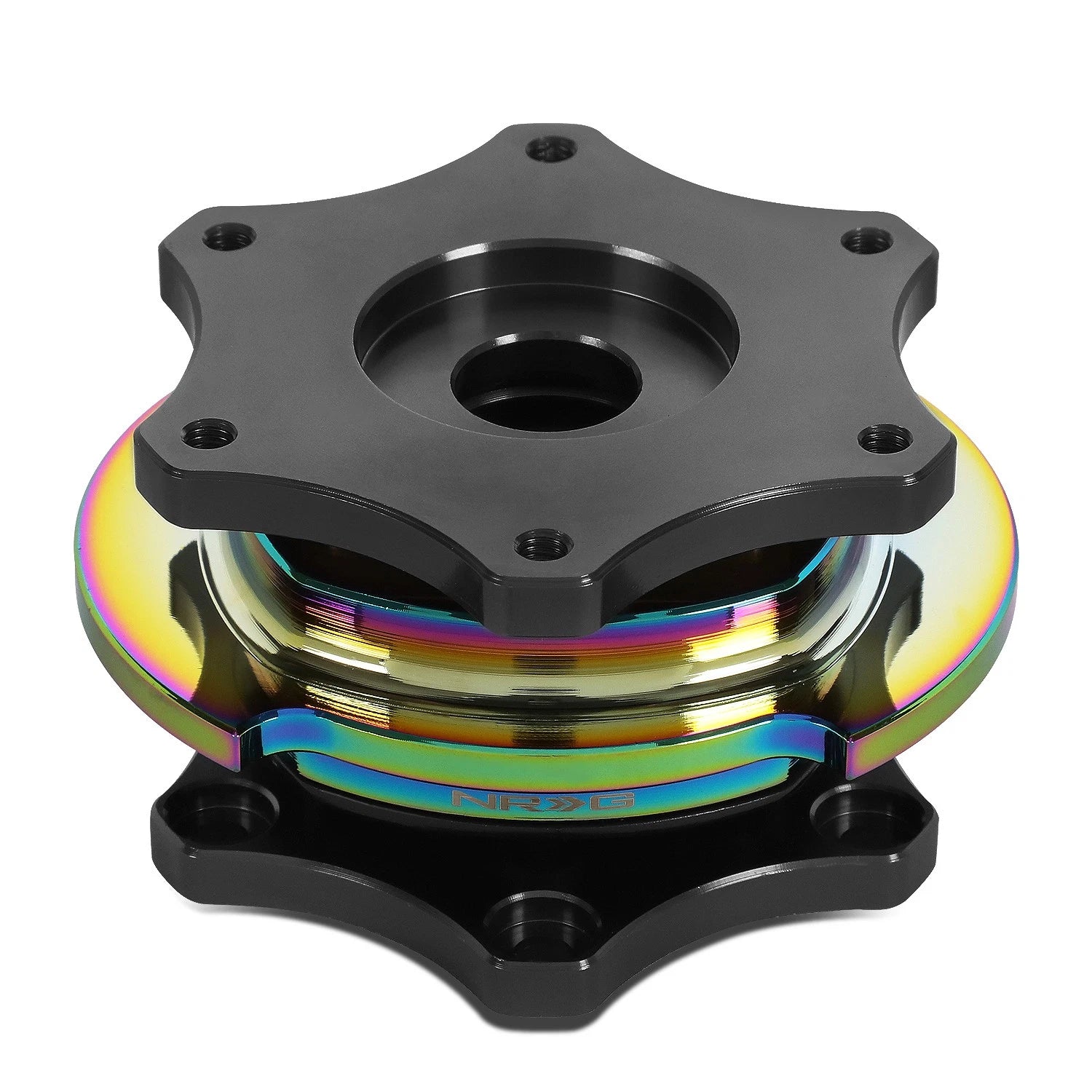 NRG SFI 42.1 Spec D Shaped Steering Wheel Quick Release Adapter for
