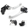 Silver Pivot Brake Clutch Levers for Suzuki RM125 RM250 RM85 (2001-2023)
