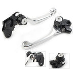 Silver Pivot Brake Clutch Levers for Suzuki RM125 RM250 RM85 (2001-2023)