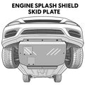 Engine Splash Shield Skid Plate for Honda Civic EX LX DX (2016–2021)