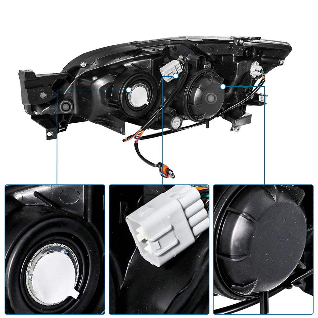 Headlight Set for Subaru Impreza (2008-2009)