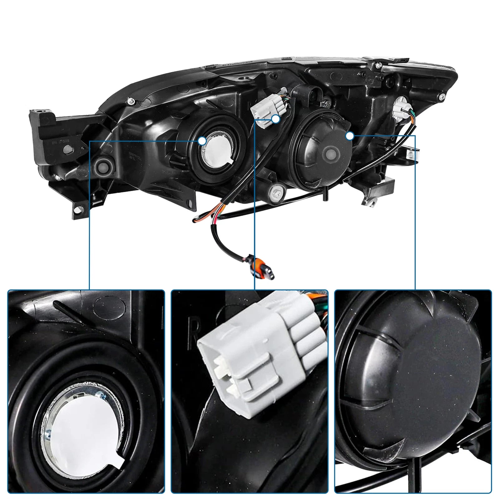 Headlight Set for Subaru Impreza (2008-2009)