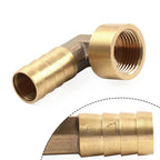 Brass Hose Barb Fitting Elbow 16mm x G1/2 for Automotive Applications