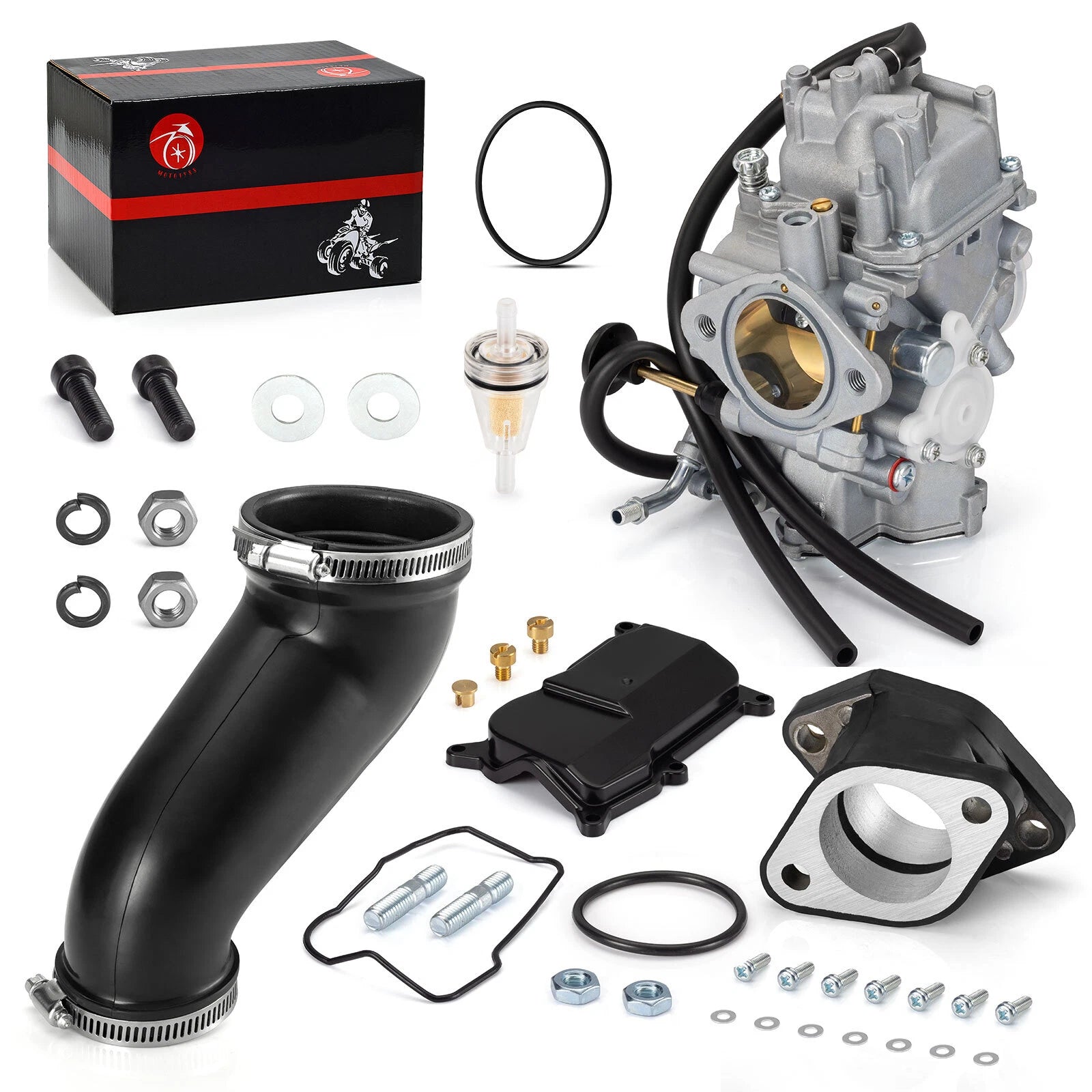 Carburetor + Intake Manifold Boot Joint for Yamaha Warrior 350 (1987–2004)