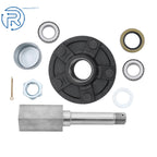 5 Bolt on 4.5" Trailer Hub Assembly & 1-1/16" Spindle with Bearings