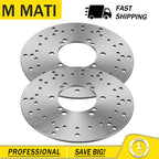 2 Front Brake Disc Rotors for Polaris Sportsman 500 6x6, 400 (2001–2008)