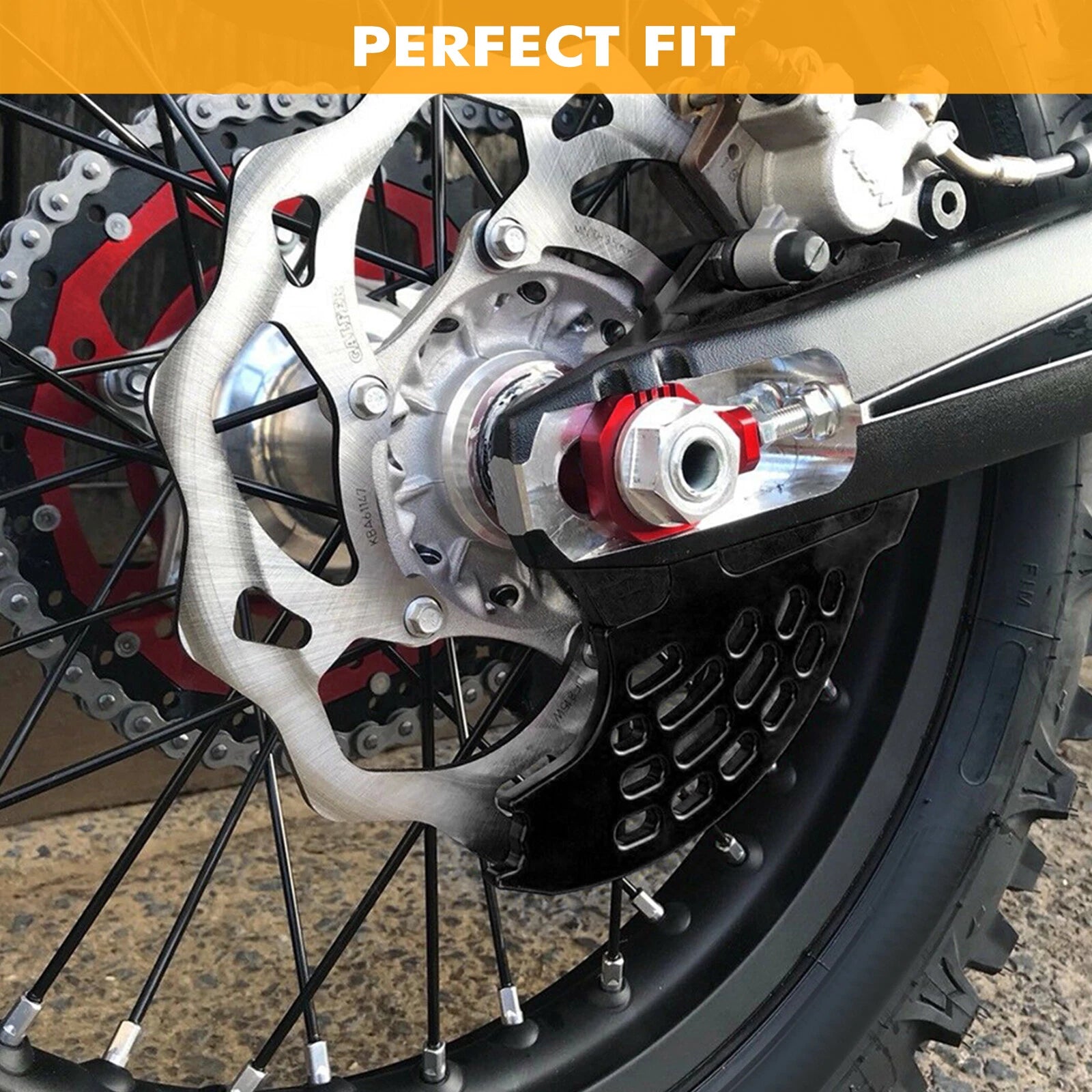 Rear Disc Guard Protector for Beta RR RR-S Xtrainer 300 (2015–2024)