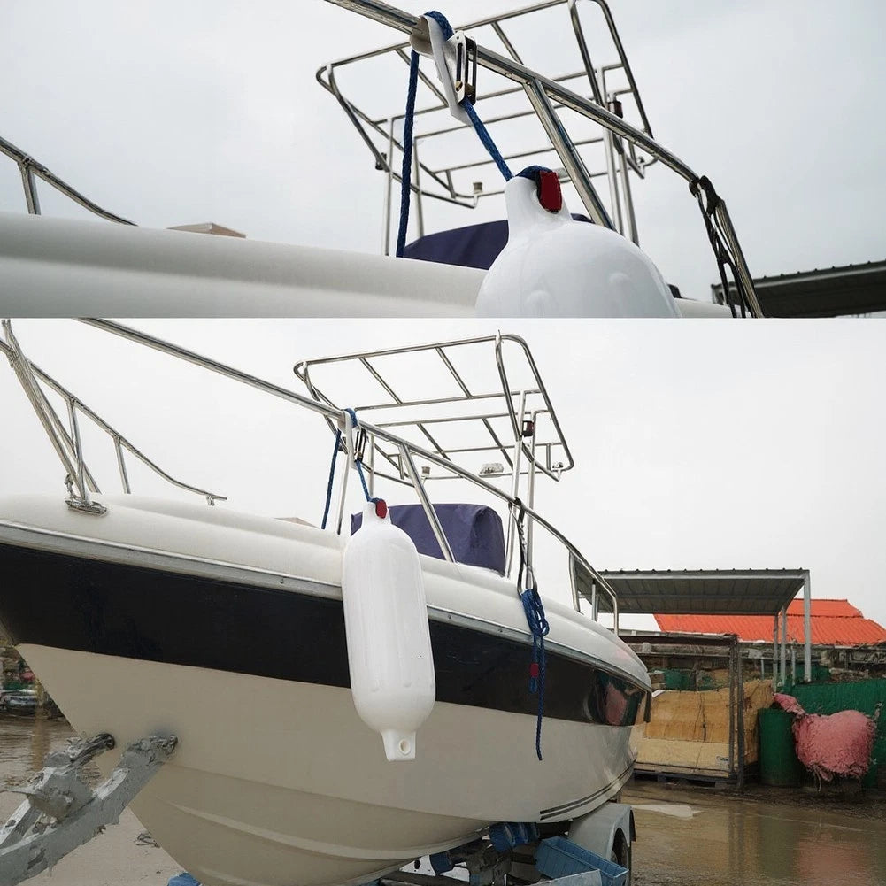 Fender Height Adjuster for Marine Use with Rear Button Lock