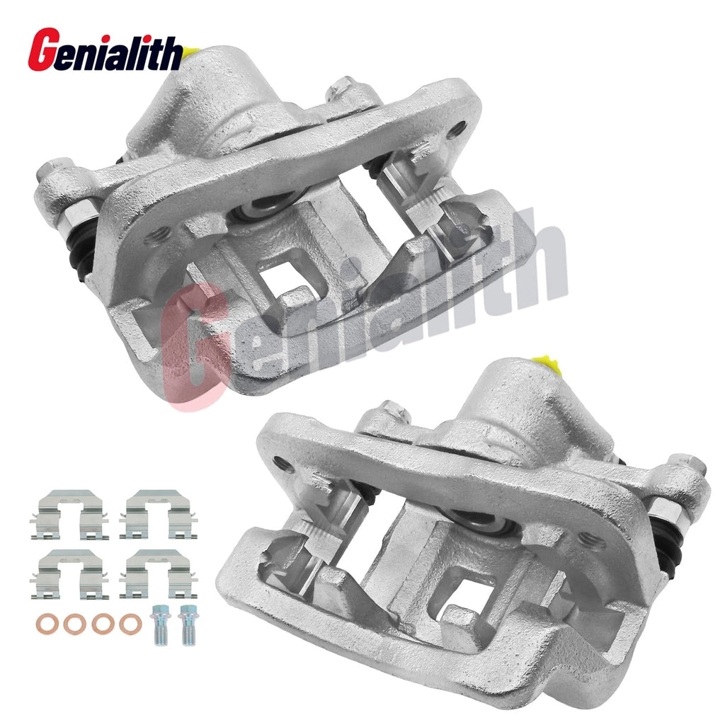 2X Rear Brake Caliper with Bracket for Kia Soul (2010–2013) 19B6283 19B6282