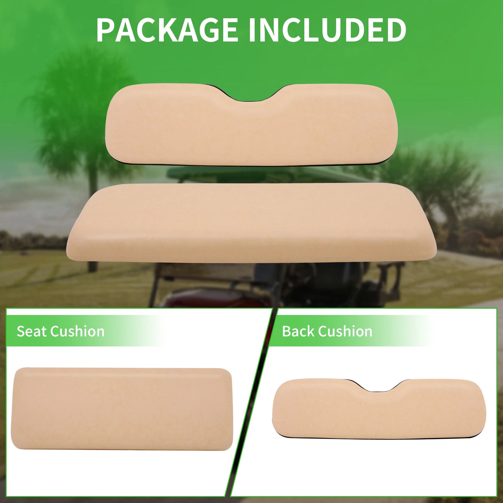 Rear Seat Cushion Set for EZGO RXV (2008–Present)