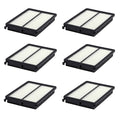Set of 6 Wix WA10271 Air Filter Panels for