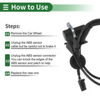 ABS Wheel Speed Sensor for Hyundai Santa Fe Right Front (2013-2018)