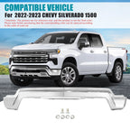 Chrome Steel Front Bumper for Chevy Silverado 1500 (2022–2023)