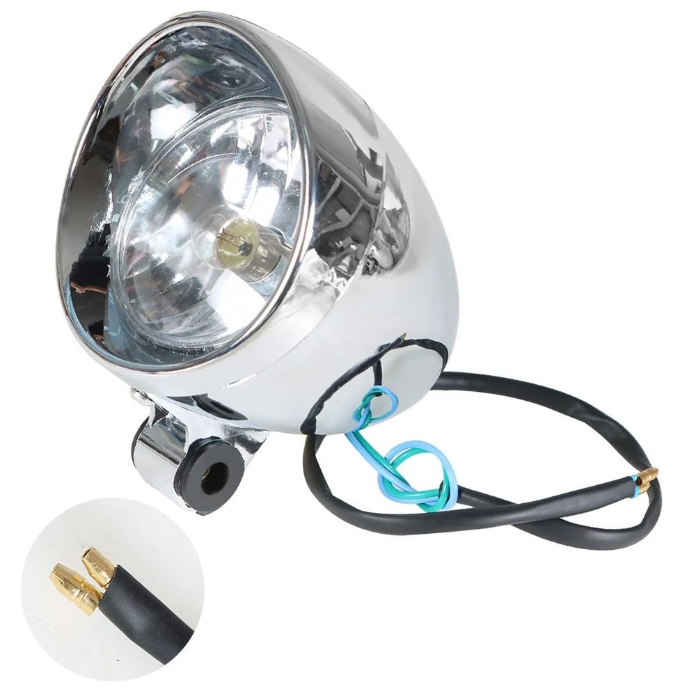 Chrome Passing Fog Lamp Turn Signal Light for Motorcycle
