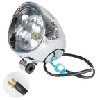 Chrome Passing Fog Lamp Turn Signal Light for Motorcycle
