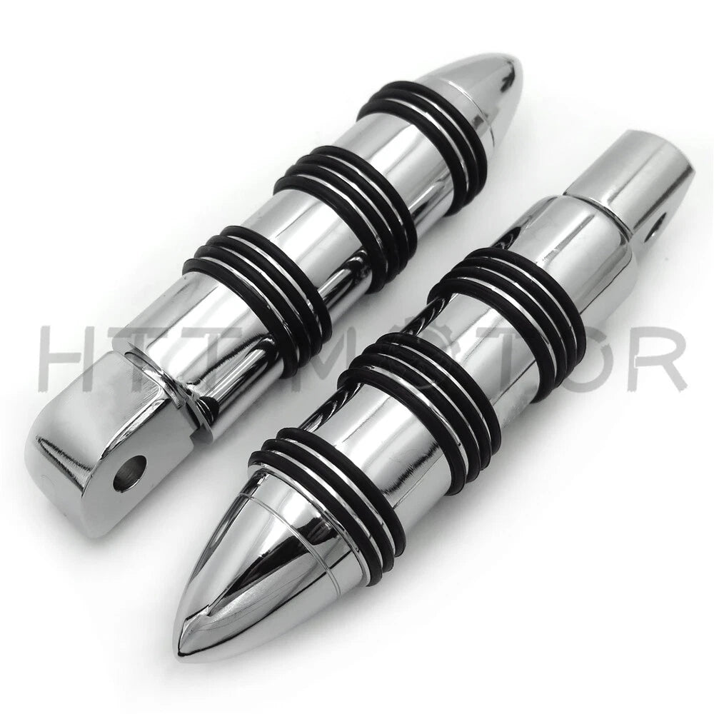 Chrome Stick FootPeg for Harley Davidson Softail Fat Boy FLFB, Fat Bob FXFB (2018–2023)