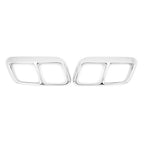 Silver Rear Exhaust Muffler Tail Pipe Cover Trim for Range Rover Sport (2018–2019)