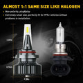 2X 9005 LED Headlight Bulbs Kit for High/Low Beam (6500K, 80000LM)