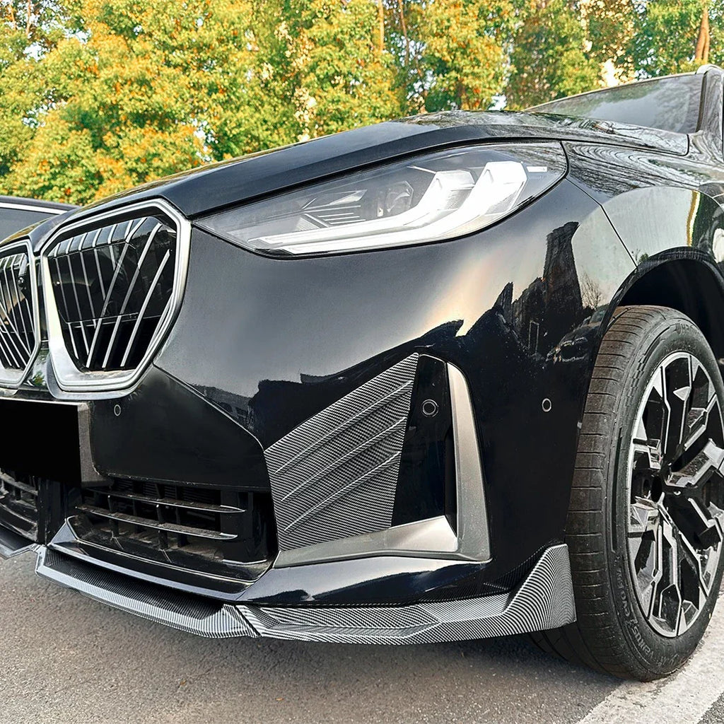 Carbon Style Front Bumper Side Vent Trims Covers for BMW X3 G45 M-Sport