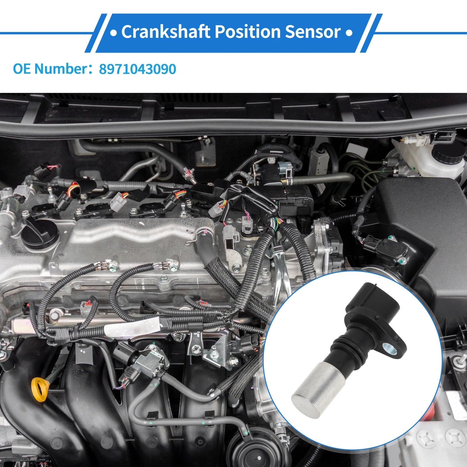 Crankshaft Position Sensor for Acura SLX (1996–1997) No. 8971043090