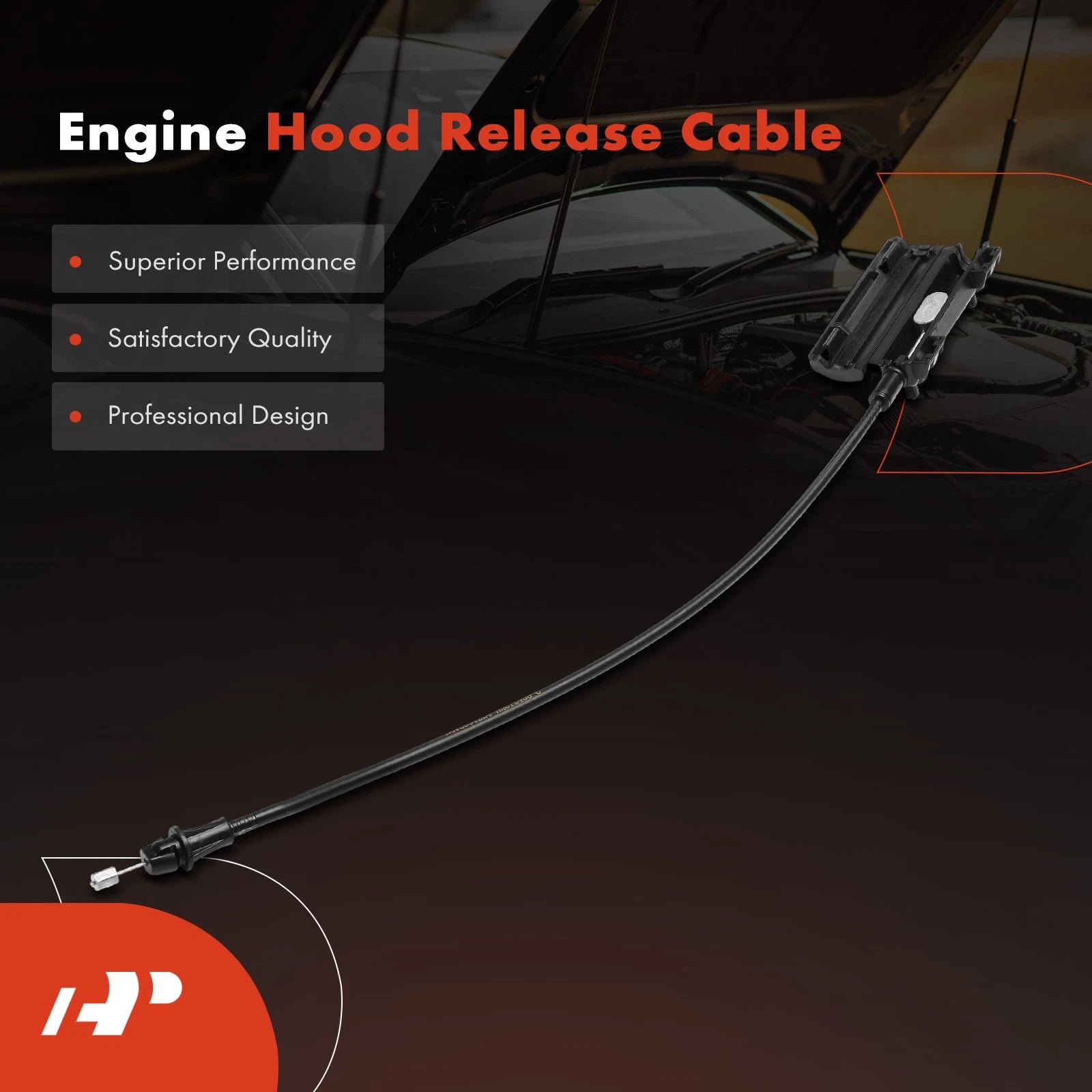 Hood Release Cable for F-250 F-350 F-450 F-550 Super Duty (2011–2016)