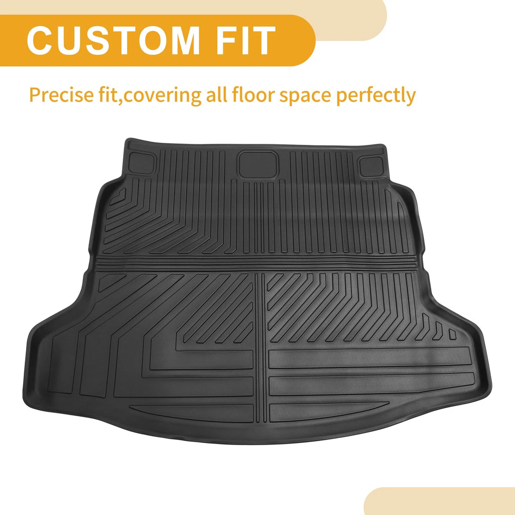 Cargo Liner Rear Trunk Mat for Honda Civic (2022–2024) TPE Irregular Stripes