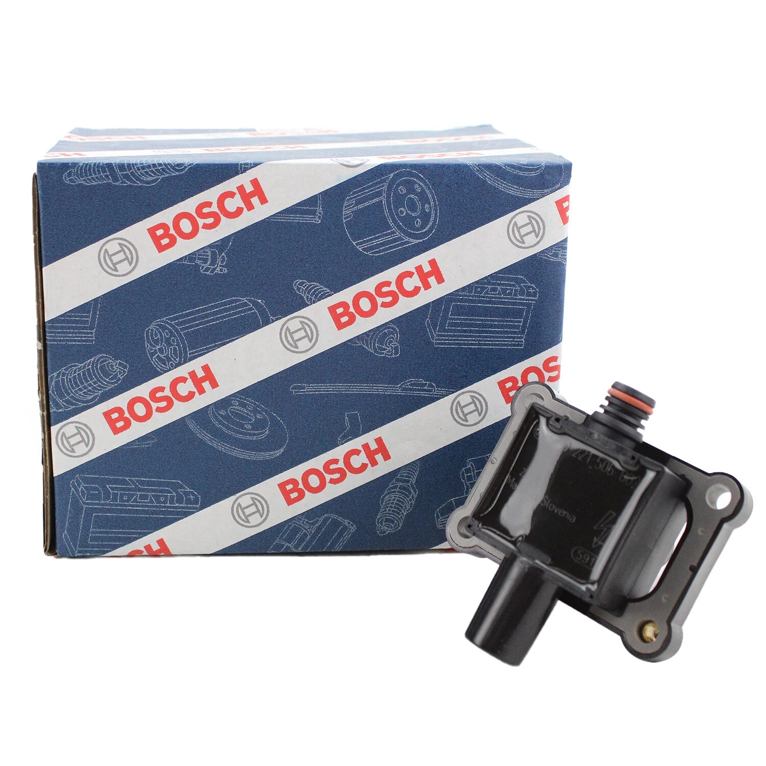 Bosch 0221506002 Direct Ignition Coil for Mercedes-Benz W124 W140 W202 (1985–2002)