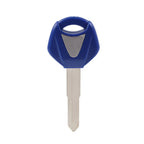 Blue Motorcycle Uncut Blank Key for Yamaha YZF R1 R6 FZ1 FZ6 MT07 MT09