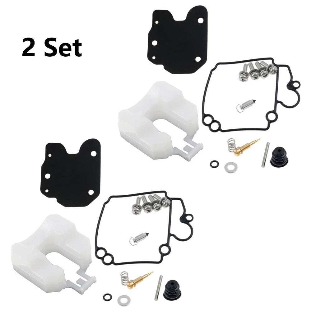 2X Carburetor Repair Rebuild Kit for Yamaha 25HP Outboard (4-Stroke)