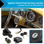 Ignition Switch Fuel Cap Seat Lock Set for Suzuki DR650 DR650SE (1996–2022)