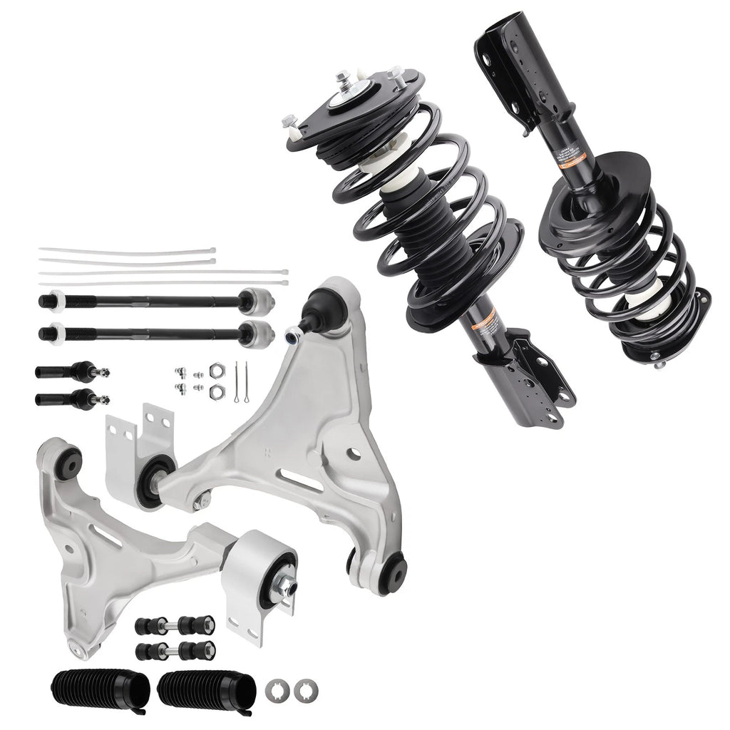 Set of 12 Front Struts w/ Control Arm Sway Bar for Buick Lucerne Cadillac DTS (2006–2011)