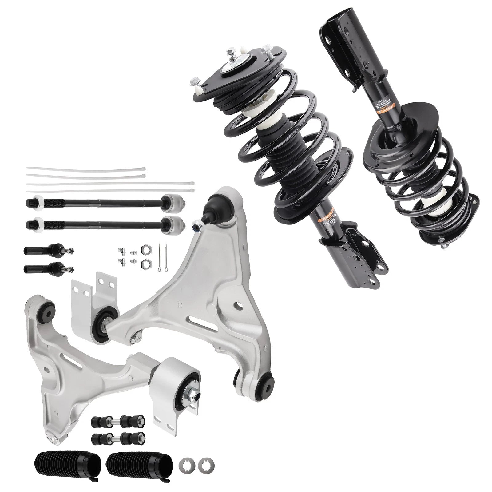 Set of 12 Front Struts w/ Control Arm Sway Bar for Buick Lucerne Cadillac DTS (2006–2011)