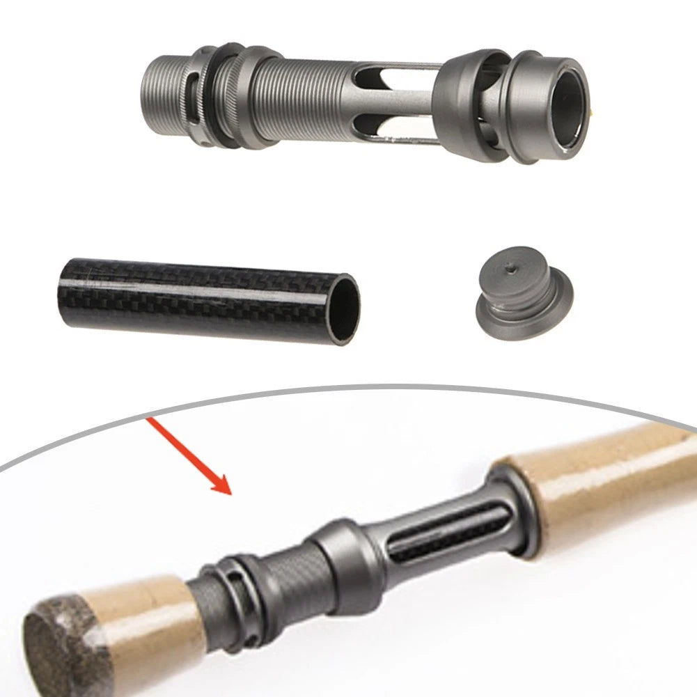 Lightweight Fishing Rod Handle Reel Seats with Carbon Liner for Anglers
