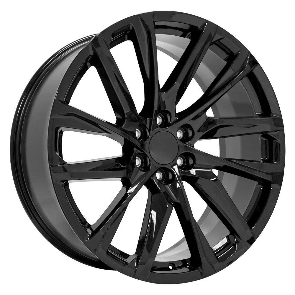 24 Inch Gloss Black Wheel Replacement for 1992–1994 Chevy Blazer