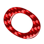 Carbon Red Decals Stickers Emblem Alphabet Letters for Car Badge