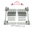 Set of 2 Heavy Duty Hidden Hinge Kit for Universal 2 Doors