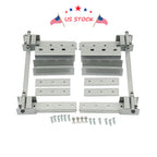 Set of 2 Heavy Duty Hidden Hinge Kit for Universal 2 Doors