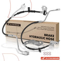 2X Front Brake Hydraulic Hose for Ford F-250 F-350 Super Duty (2017–2021)