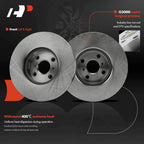 Front Disc Brake Rotors & Ceramic Pads for Toyota Yaris (2012–2018)