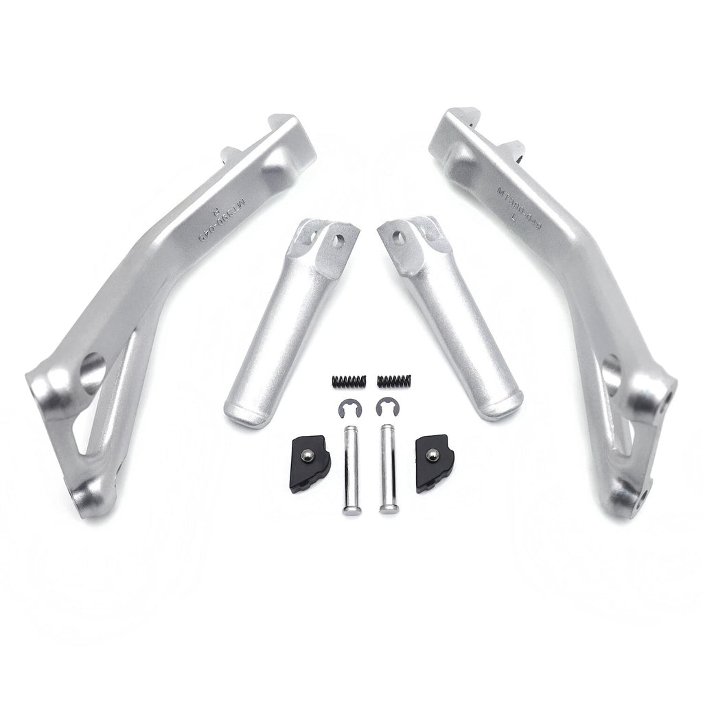 Silver Rear Passenger Footpeg Bracket for Ducati Panigale V4/S (2018–2020)