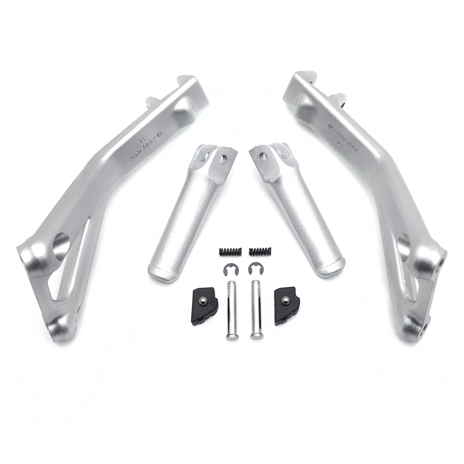 Silver Rear Passenger Footpeg Bracket for Ducati Panigale V4/S (2018–2020)